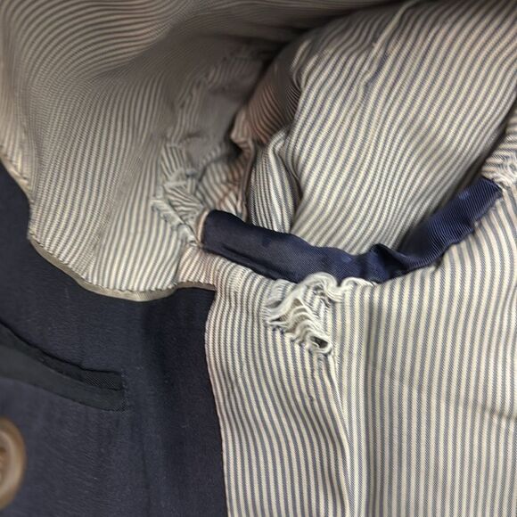 Brooks Brothers Two-Button Explorer Fitzgerald Navy 42L C39 - Picture 11 of 13